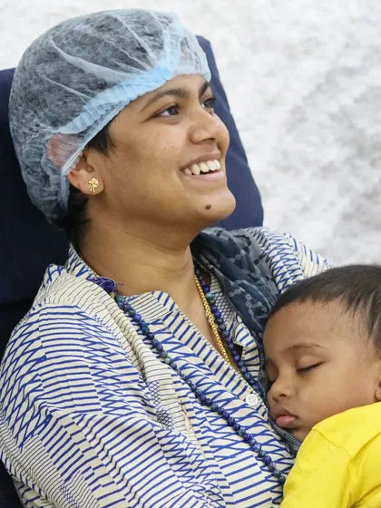 A beautiful moment between a mother and her sleeping child in our Salt Cave. This is what "Play & Heal" is all about, a safe space for parents to relax while their little ones benefit from the therapy.