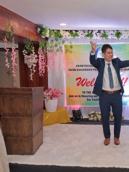 A moment of high energy on stage. I believe even the most formal events need a burst of enthusiasm to keep the audience captivated.