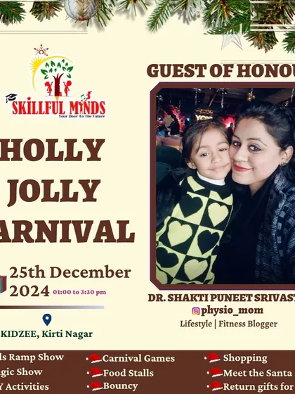 Welcoming Dr. Shakti Puneet Srivastva, a lifestyle and fitness blogger, as our Guest of Honour. Our carnivals are a community event, bringing together parents, creators, and kids.