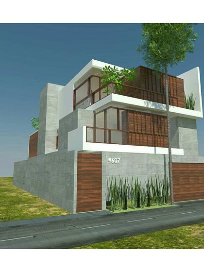 Sandesh Architects - Residential Architecture & Design Facades with Modern Geometry photo 39