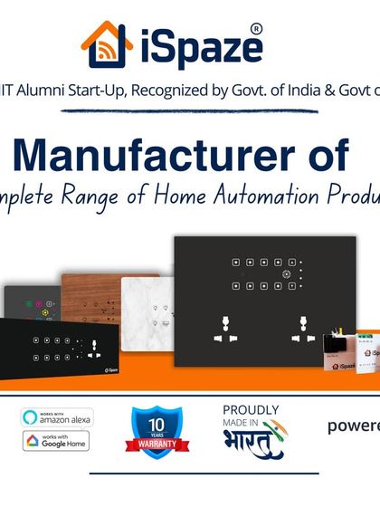This is the complete package I offer: a range of smart switches, a custom mobile app, remote control, voice assistant compatibility, and a 10-year warranty, all made in India.