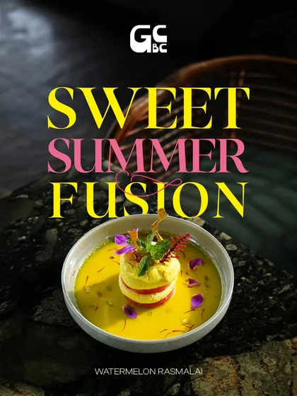 A sweet summer fusion. Our Watermelon Rasmalai is a unique dessert that combines the freshness of fruit with the richness of a traditional Indian sweet.