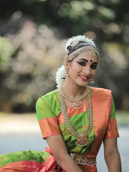 Outdoor photoshoots are always fun. Here is my student Ishita in her natural, joyful self.