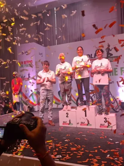 The moment of victory. I celebrate every participant, and the podium finish at our events is a high-octane celebration of achievement, complete with confetti and cheers. This is the reward for all the hard work.