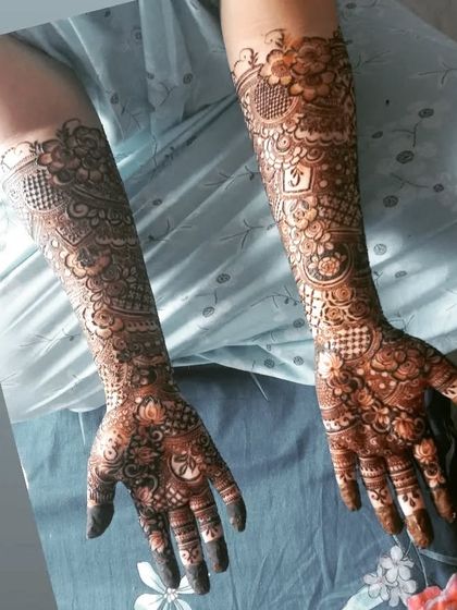 Mehendi Art by Nishat - Mehndi (Henna) Artistry Elaborate Bridal Henna photo 91