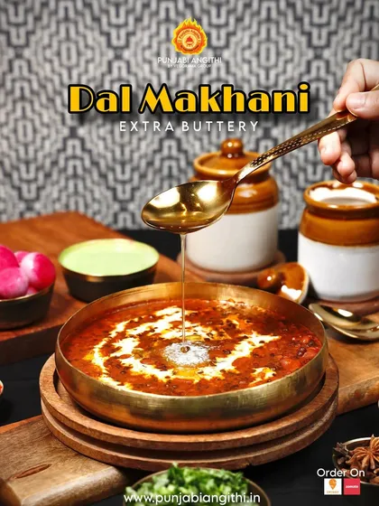 My extra buttery Dal Makhani is the hug in a bowl you didn't know you needed. It's slow-cooked for hours until it's rich, creamy, and absolutely unforgettable. This is the dish that people talk about long after the party is over.