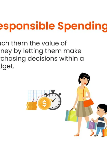 Teach responsible spending by letting your child make purchasing decisions within a set budget. This gives them a real-world understanding of the value of money.