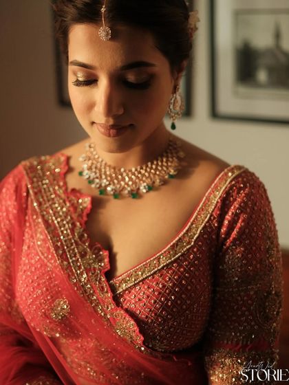 Timeless Red Lehenga Brides photo 13