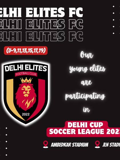 Announcing our participation across all age groups in the Delhi Cup Soccer League, the biggest youth league in Delhi.