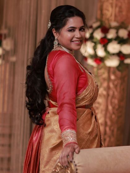 Kalasthree by Tejaswini Anjan Kumar - Custom Occasion Wear The Art of the Blouse: Custom Saree Pairings photo 24