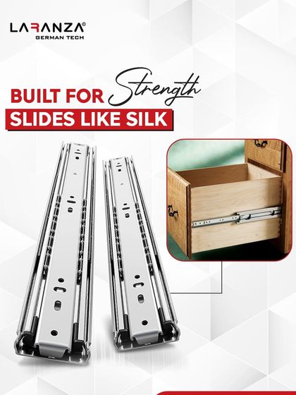 Built for strength, slides like silk. These telescopic slides deliver unmatched load-bearing capacity with a whisper-quiet movement, because your furniture deserves the best.