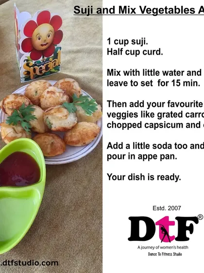 This Suji and Mix Vegetable Appe recipe is a fantastic idea for a quick, healthy breakfast or snack. It's light, fluffy, and packed with veggies.