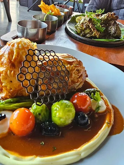 A healthy lifestyle includes enjoying good food. My plans are not about restriction. This meal shows you can eat well, fuel your body, and still hit your goals. It's about balance, not sacrifice.