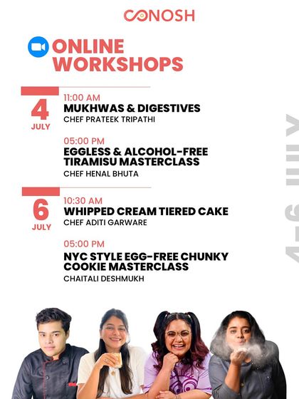 Conosh - Online Culinary Workshops Our Workshop Experience photo 13