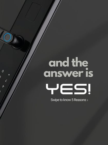 And the answer is YES! This image concludes our series on why smart locks are a safer, more secure choice for your home.