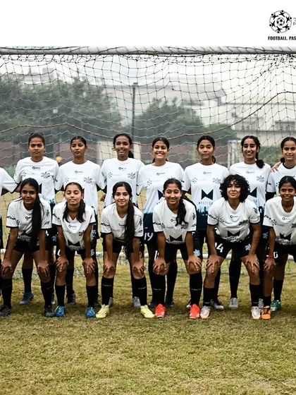 The full squad. Our champion women's team, a unit built on partnership with the Jishnu Mitra Foundation, standing together after a series of dominant victories.