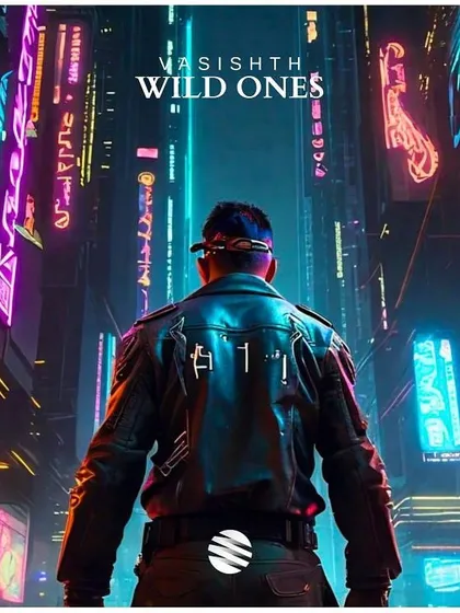 This is the official artwork for my progressive house track, "Wild Ones," released on Vozon Records. As a music producer, I love creating original electronic music that tells a story.