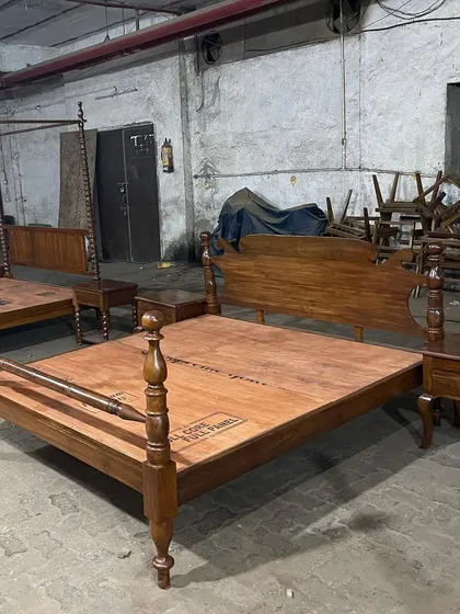 More beds from the Panchgani project, showcasing the scale of my production.