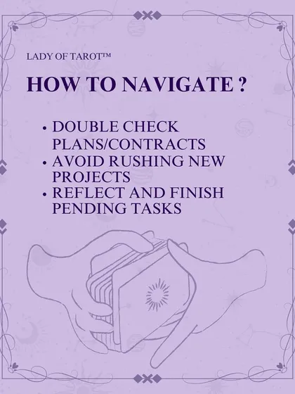 Here's how to navigate Mercury Retrograde. Double-check your plans and contracts, avoid rushing into new projects, and use this time to reflect and finish pending tasks. It's a time for review, not for new beginnings.
