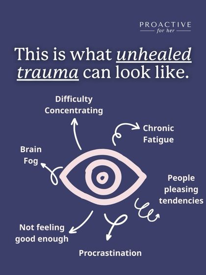 Unhealed trauma doesn't always look like flashbacks. It can show up as chronic fatigue, people-pleasing, brain fog, or a persistent feeling of not being good enough.