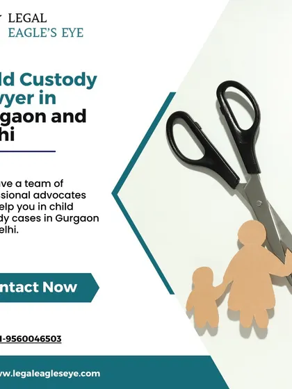 This image, showing a family unit being cut apart, is a stark representation of the pain of separation. As a child custody lawyer in Gurgaon and Delhi, I provide the professional help needed to navigate these difficult cases.