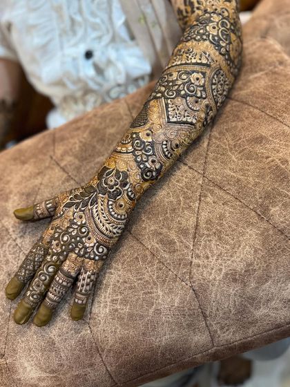 The same design from a slightly different perspective, highlighting the palm and finger details.