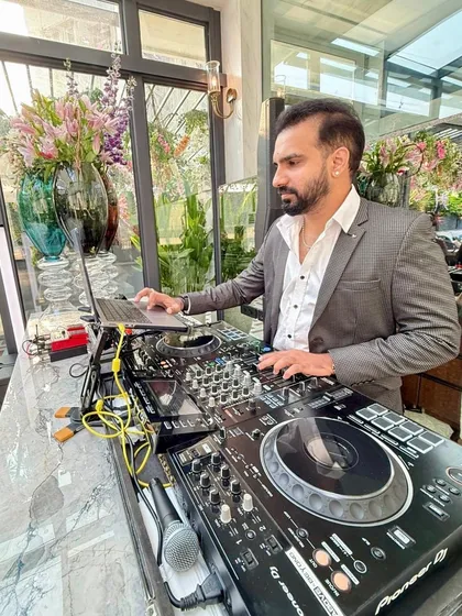 A look at my office. I rely on top-tier Pioneer DJ equipment to mix tracks and create a seamless flow of music for any event.