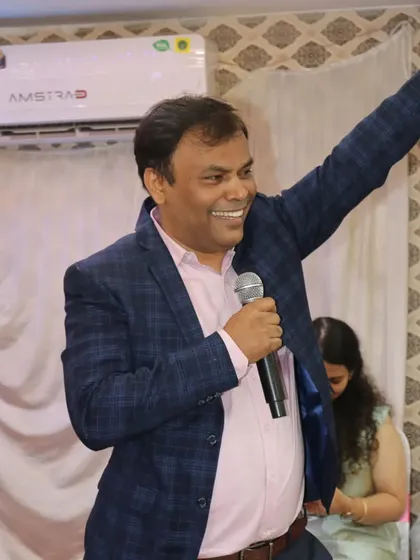 Prof. Parab energizing the students during an event. His dynamic teaching style and ability to connect with students make learning an engaging and memorable experience.