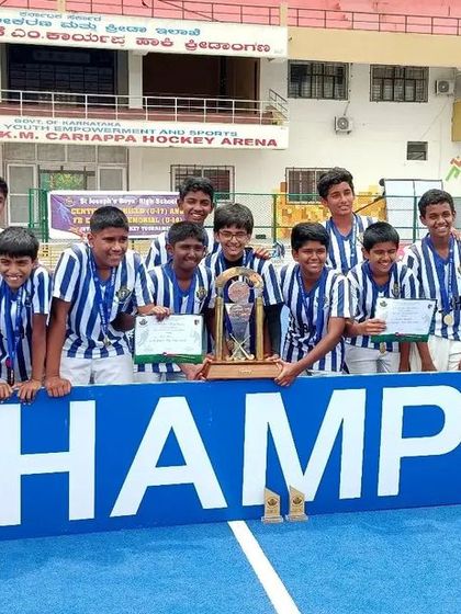 Jude Felix Hockey Academy - School Team Hockey Coaching Championship Moments photo 3