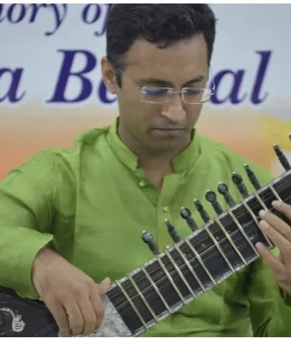 A close-up from a concert in Meerut in December 2022.