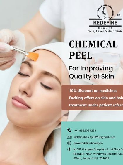 This graphic highlights the Chemical Peel as a way to improve the overall quality of your skin. It is a versatile treatment that we customize based on your specific skin needs.
