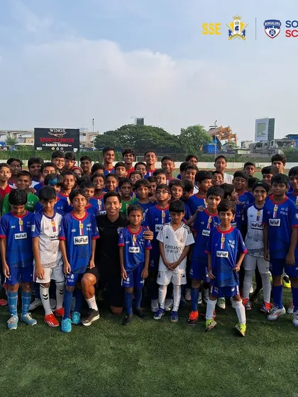 A moment of inspiration as ex-India captain and BFC Assistant Manager Renedy Singh shares his wisdom with our youth players and coaches. Access to such legends is part of our unique pathway.
