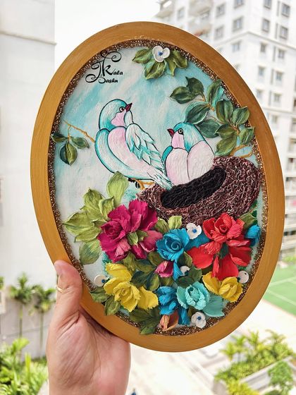 Jashn-e-Kala by Sakshi - Custom Russian Sculpture Decor Wall Art: Birds, Blooms & Whimsy photo 14