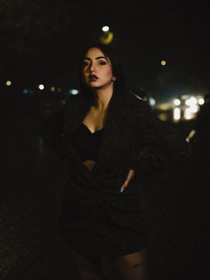 Another powerful portrait from the all-black night shoot.