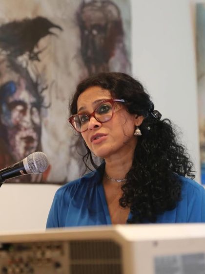 A look back at author Nandana Sen mentoring writers at a Delhi Poetry Slam workshop. We have a long history of connecting our community with leading literary figures.