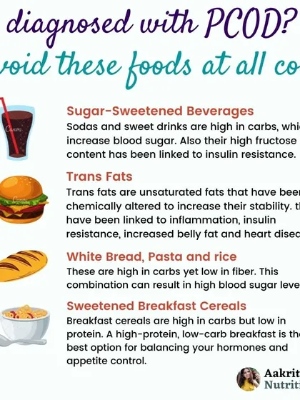 If you've been diagnosed with PCOD, understanding which foods to limit can make a huge difference. This guide breaks down common culprits like sugary drinks and refined carbs that can worsen insulin resistance and inflammation. My approach is to help you make smart swaps, not to restrict you completely.
