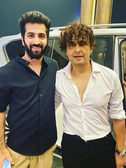 A moment I'll always cherish, sharing the stage with the legendary Sonu Nigam, from whom I've learned so much. I had the honor of opening for his live show in Dubai, a milestone in my journey as an artist.