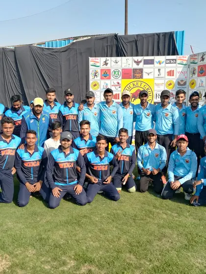 The result of dedication and teamwork. Our World XI Cricket Academy team after winning a champions league tournament. We build a winning mentality.