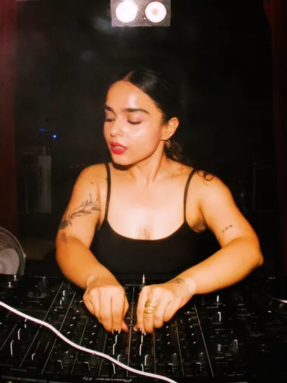 In the zone. This is my focus when I'm mixing, blending everything from deep house to techno and indie dance. Every track is chosen to build a journey, making sure the energy never drops.