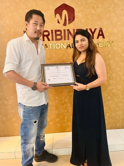 Congratulations to our graduate on his certification. We are excited to see him apply his skills professionally.