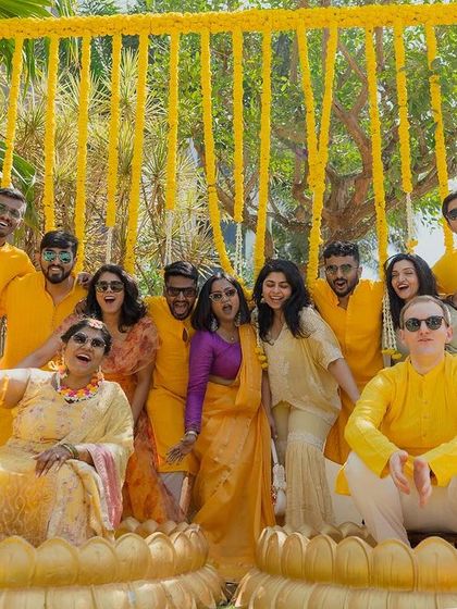 Wedding Stories - Event Design & Decor Vibrant Haldi Ceremonies photo 7