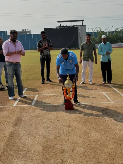 A throwback to the Disha Premier League U-14 opening ceremony. Respect for the game is the first thing I teach my students.