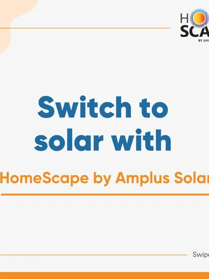 Switch to solar with HomeScape by Amplus Solar. We provide a complete, hassle-free experience from start to finish.