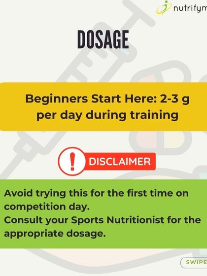 A guide to BCAA dosage. Beginners can start with 2-3 grams per day during training, but always consult a sports nutritionist and never try it for the first time on competition day.
