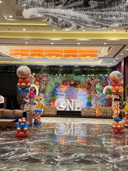 Golu Balloon Decor - Baby Celebration Decor Wild Safari & Jungle Adventures photo 19