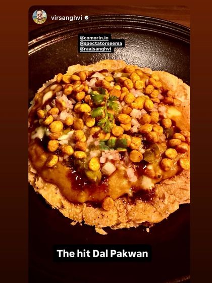 Food critic Vir Sanghvi called our Dal Pakwan a "hit". It’s a dish I’m incredibly proud of, capturing the essence of street food with a refined touch.