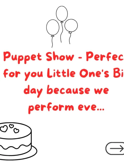 A puppet show is the perfect entertainment for your little one's big day. It's a celebration they will talk about for years to come.
