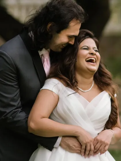 The kind of laughter that fills a room. This candid shot from a Christian wedding reception captures the pure, unscripted happiness that I always aim to document.