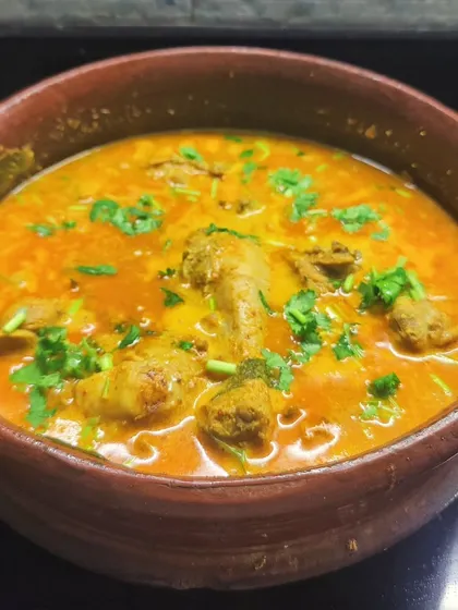 Winner winner, Malvani Chicken dinner! This homestyle chicken curry is made with a fragrant Malvani masala, perfect for a comforting weekend meal.