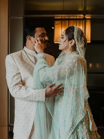 Some of the most powerful stories are told without words. The tender, emotional moment between a bride and her father is a memory we feel privileged to capture, preserving the depth of family love.